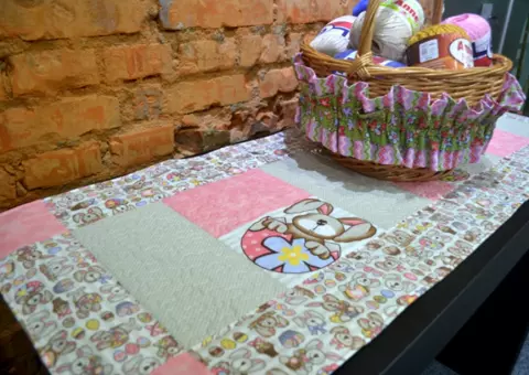 Trilho e Cesta de Páscoa