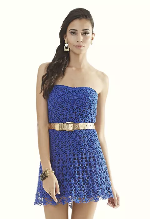 Vestido Tomara que Caia Azul