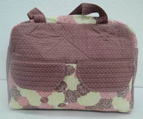 Bolsa Jacquard Rosê