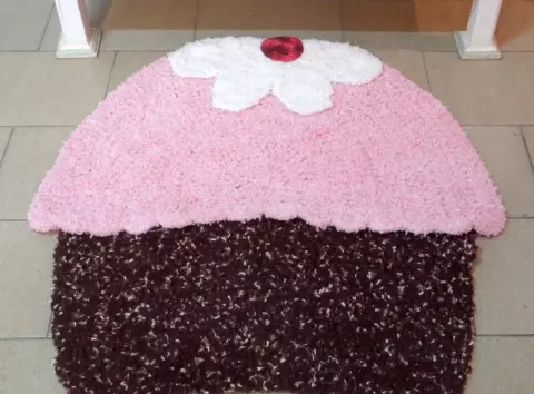 Tapete Bolo Cor de Rosa