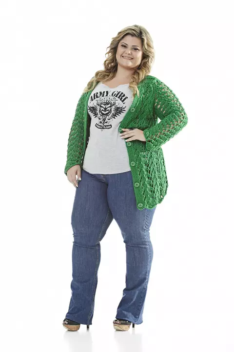 Plus Size - Casaco Charme