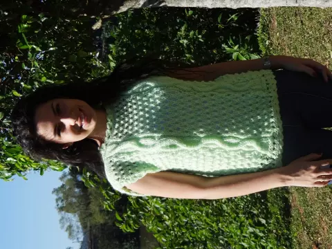 Blusa sem manga