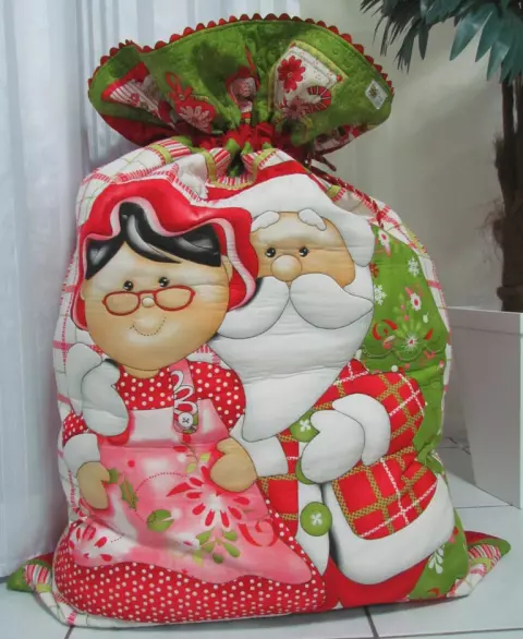 Saco Papai e Mamãe Noel