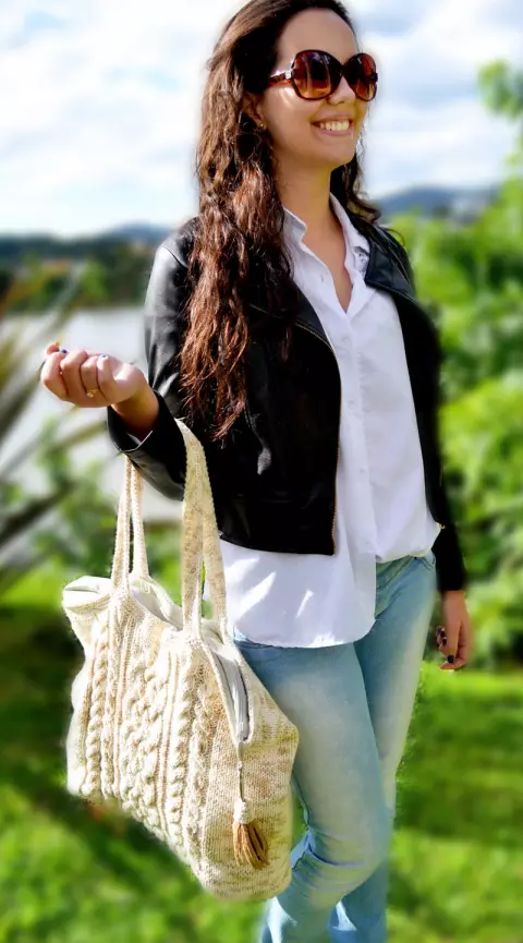 Bolsa Ecobag Tricô