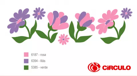 Flores em Ponto Russo