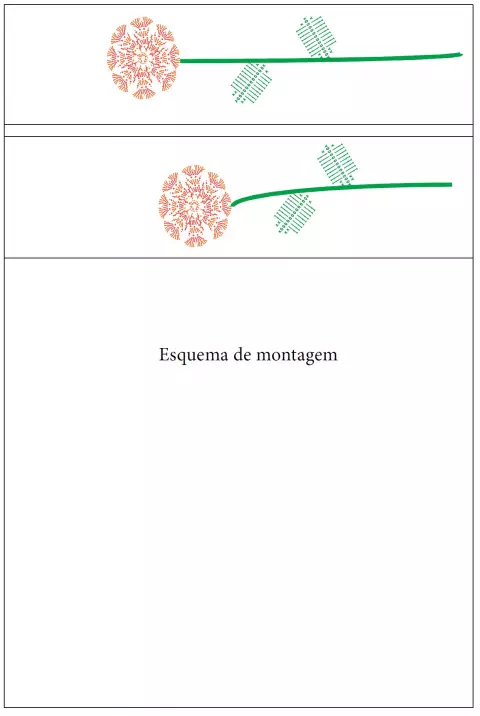 Tapete de mesa com flores