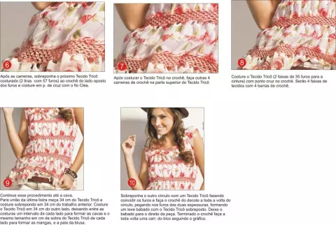 Blusa Tecido Trico - Revista Manequim