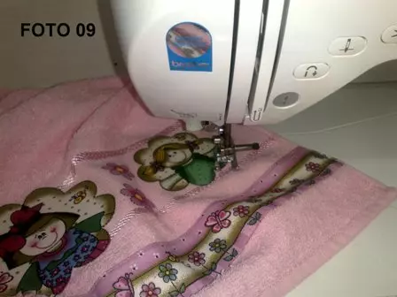 Toalha de Rosto com Aplicações