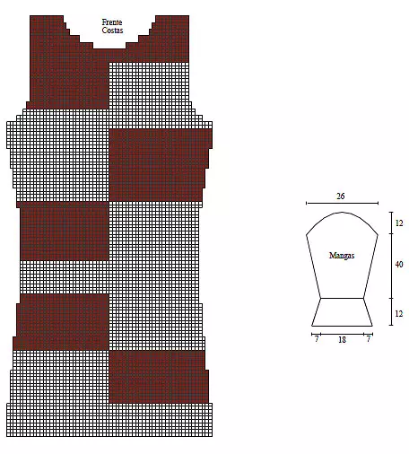 Vestido em Jacquard