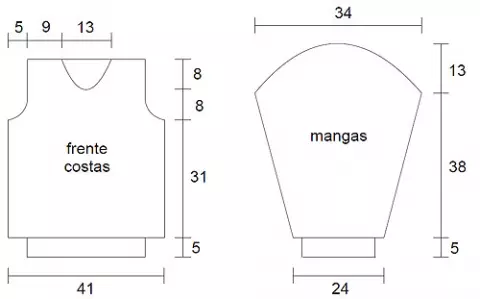 Blusa Vermelha em Ponto Ajurado