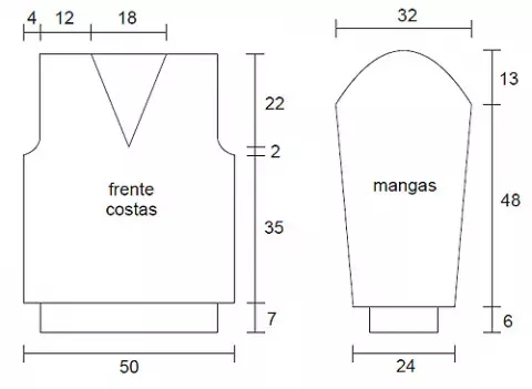 Blusa Marrom Mesclada Masculina