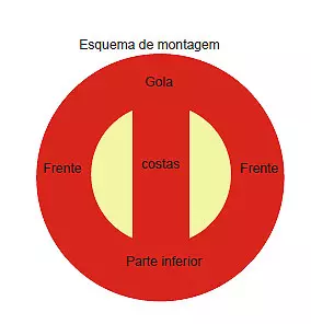 Colete Vinho - Manequim