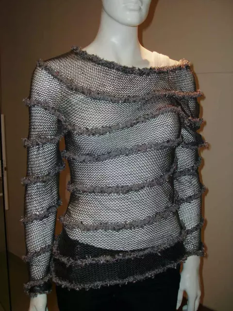 Blusa Transparente Sensual Chique
