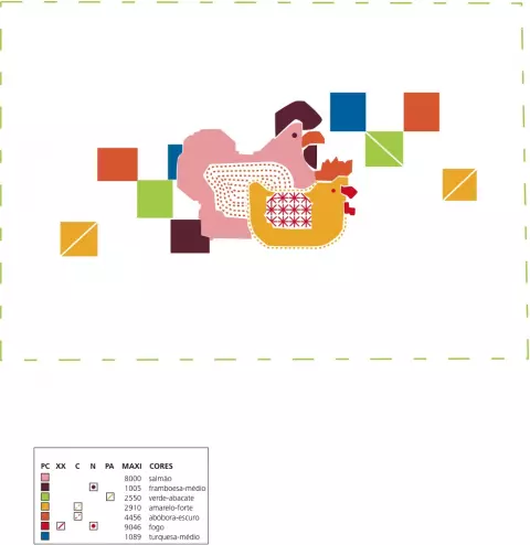 Jogo de Cozinha Country