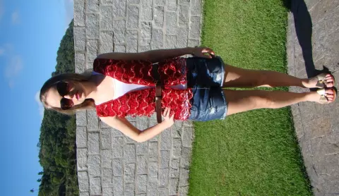 Colete Sensual Cetim