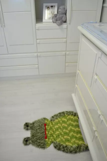 Tapete infantil Sapo Verde Claro