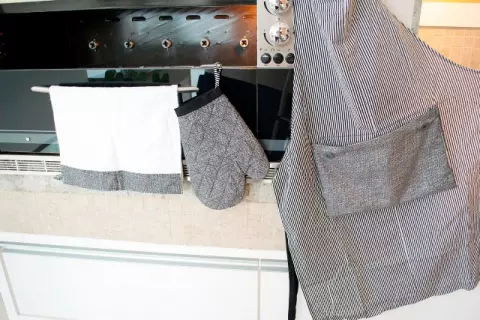 Conjunto Avental Papai Patchwork