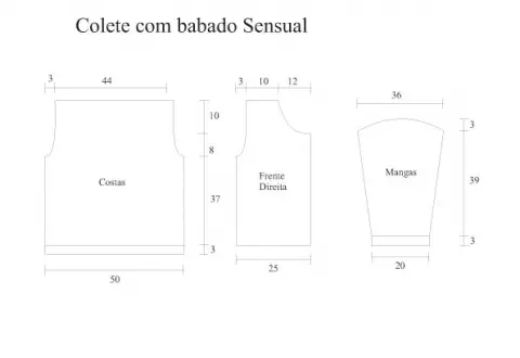 Colete Babados