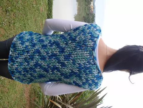 Blusa Mescla Sensual Crochê