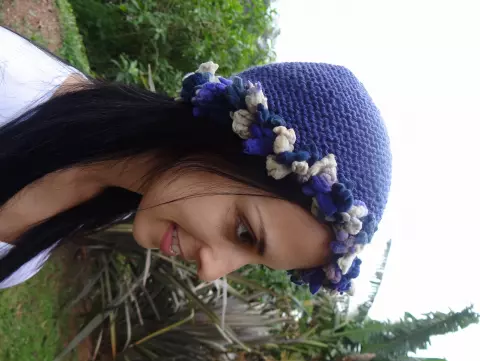 Conjunto Inverno Renda Gorro/Luva