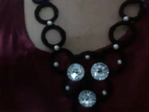 colar em croche com fio Anne