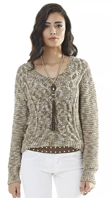 Blusa Jazz com Decote V