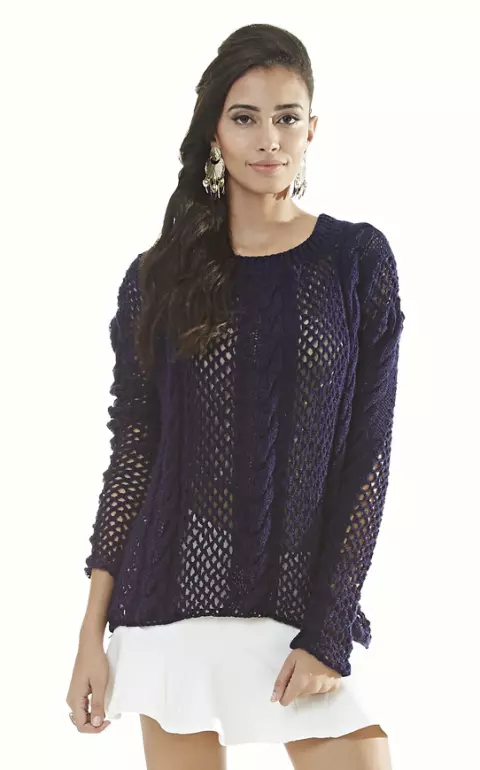 Blusa Mista Crochê e Tricô