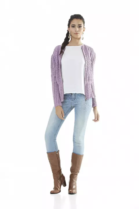 Casaco Peplum com Zíper