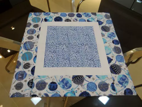 Toalha Natal Azul