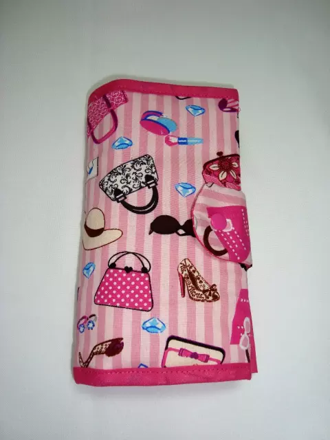 Porta Maquiagem Poá Rosa
