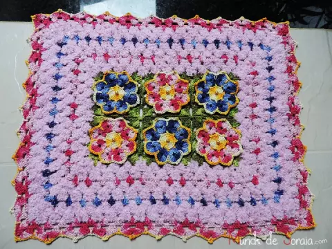 Tapete Soft Flor Rasteirinha