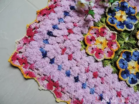 Tapete Soft Flor Rasteirinha