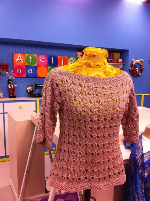 Blusa Vazada de Duna