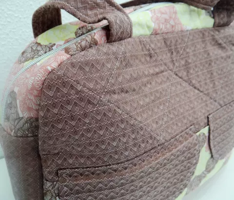 Bolsa Jacquard Rosê
