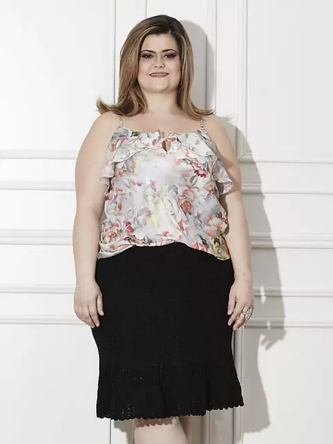 Plus Size - Saia Longuete