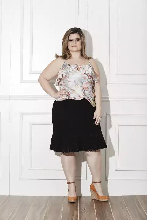 Plus Size - Saia Longuete