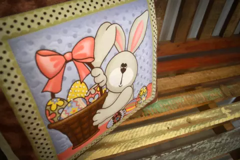 Almofadas Coelhos e Ovos