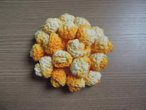 Flor de Crochê Mega Luxo's
