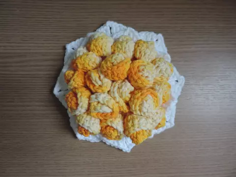 Flor de Crochê Mega Luxo's