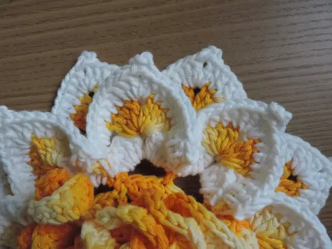 Flor de Crochê Mega Luxo's