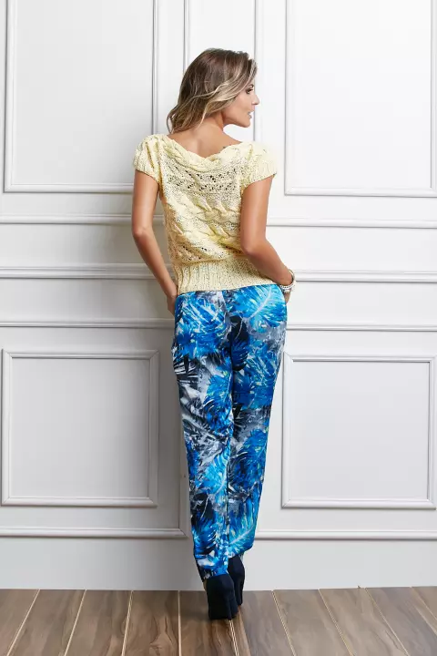 Blusa Tricô Amarela