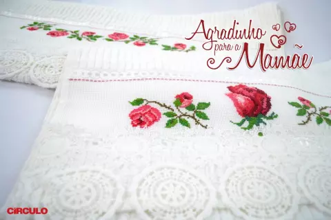 Jogo de Toalha Flores