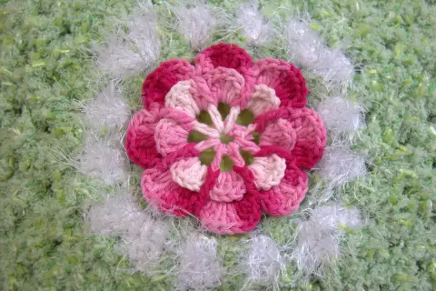 Almofada Soft Rosa e Verde
