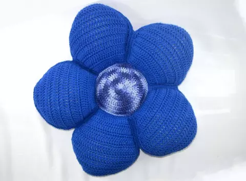 Almofada Flor Azul