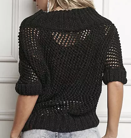 Blusa Preta Manga Morcego