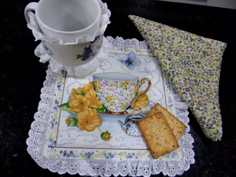 Mug Hug, Guardanapo e Caneca Patch