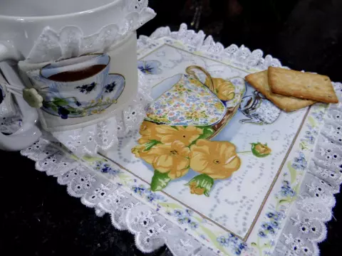 Mug Hug, Guardanapo e Caneca Patch