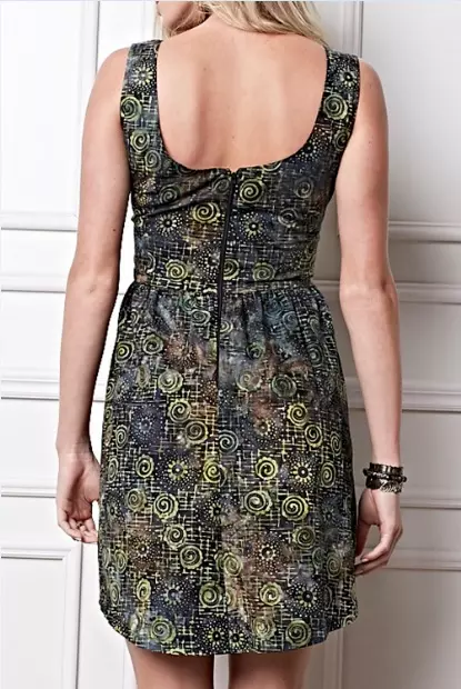 Vestido Batik Aplicações