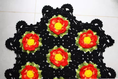 Jogo de Banheiro Flor Paty