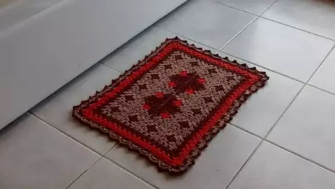 Tapete patchwork em crochê